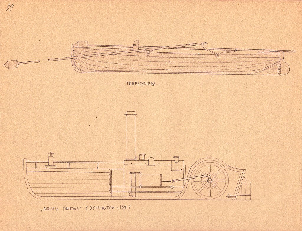 42-Torpediniera - 'Carlotta Dundas' (Symington -1801)  - 99